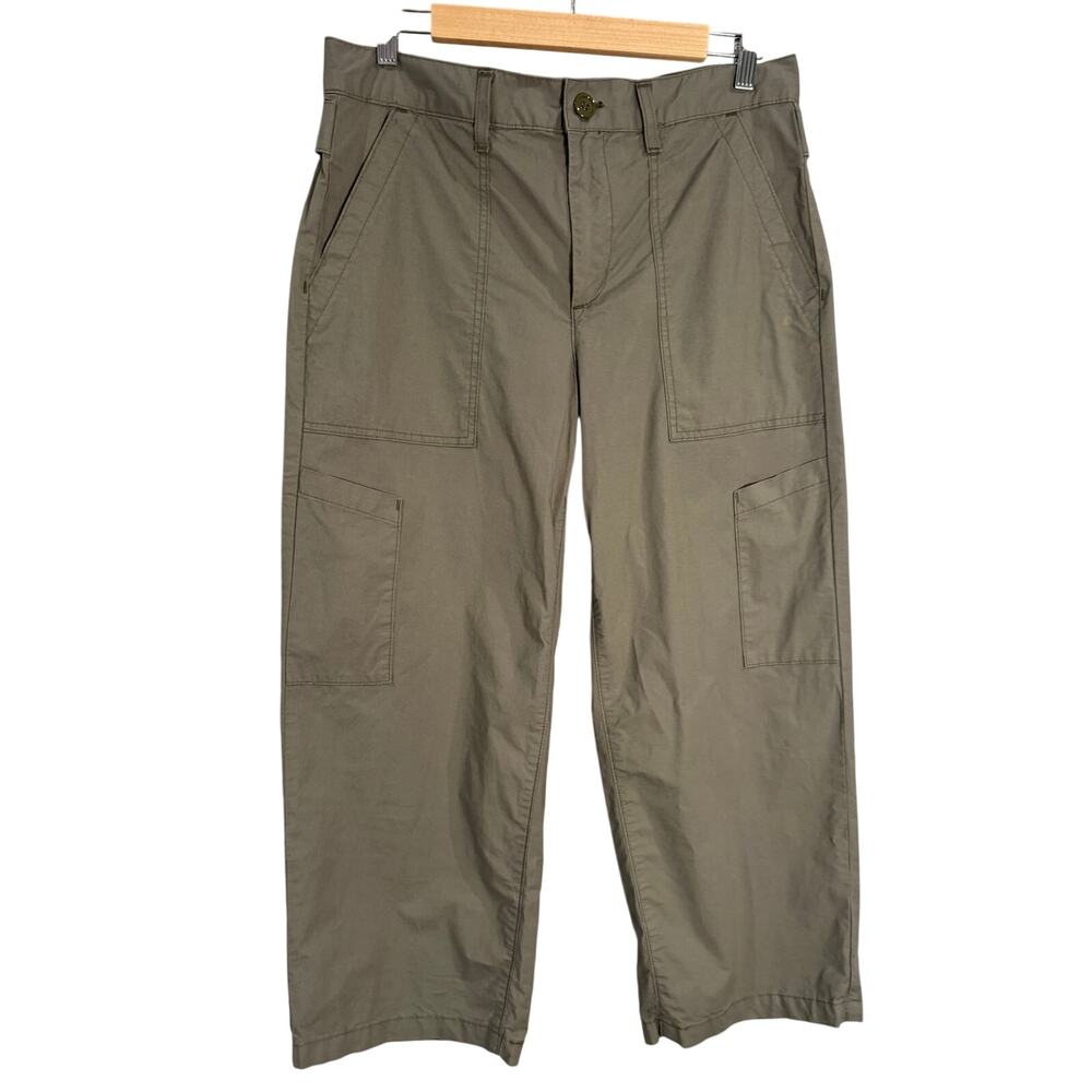 Agolde Daria Utility Olive Cropped Pants 29